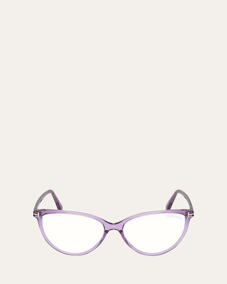 Blue Light Blocking Round Acetate Optical Glasses